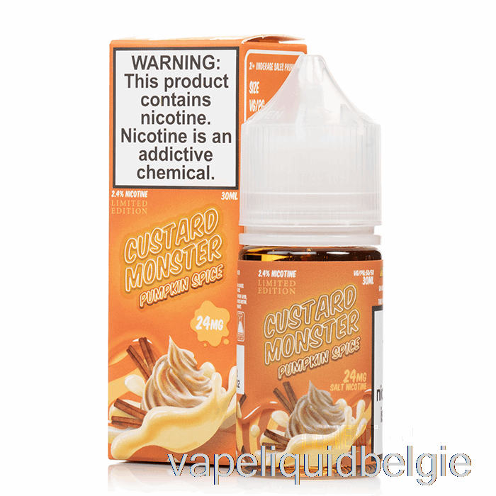 Vape Smaken Pompoenkruid - Custardmonsterzout - 30ml 48mg